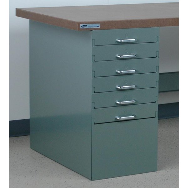 Pedestal Bench No. 1-23 W/ 60X30 Heavy D