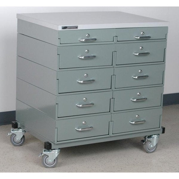 Two Mobile Drawer Units, Wide