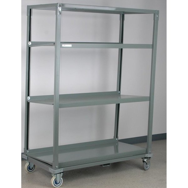 Sloped Steel Shelf Cart