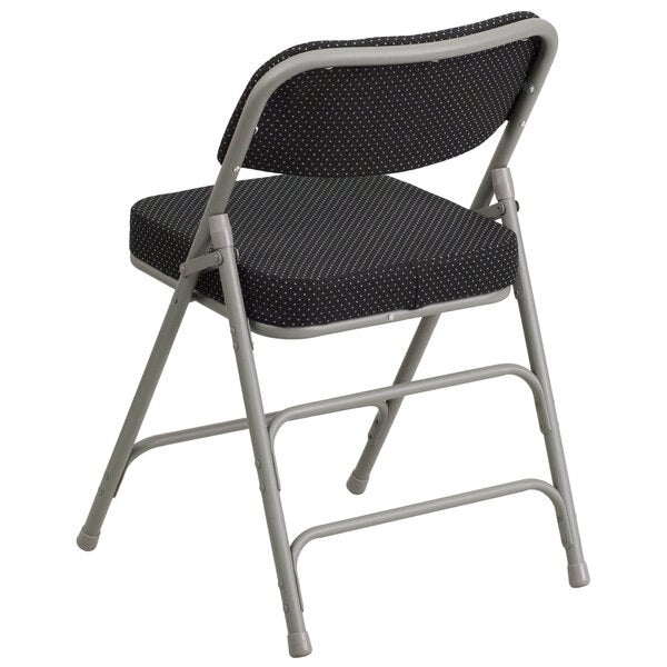 Black Fabric Folding Chair