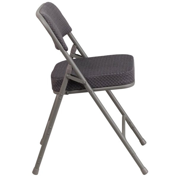 Gray Fabric Folding Chair
