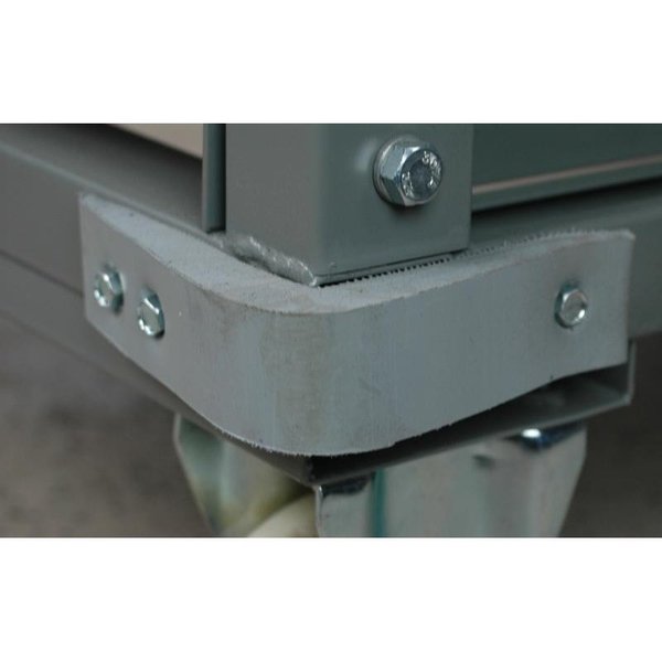 Sloped Steel Shelf Cart