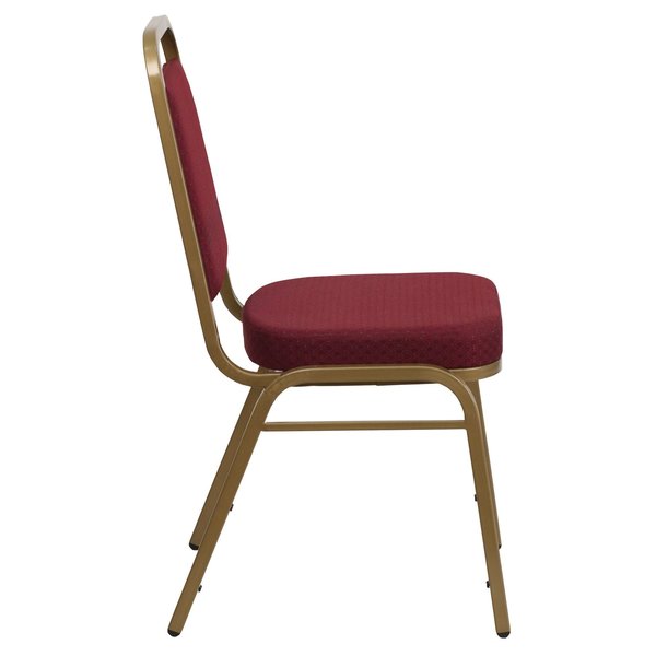 Burgundy Fabric Banquet Chair