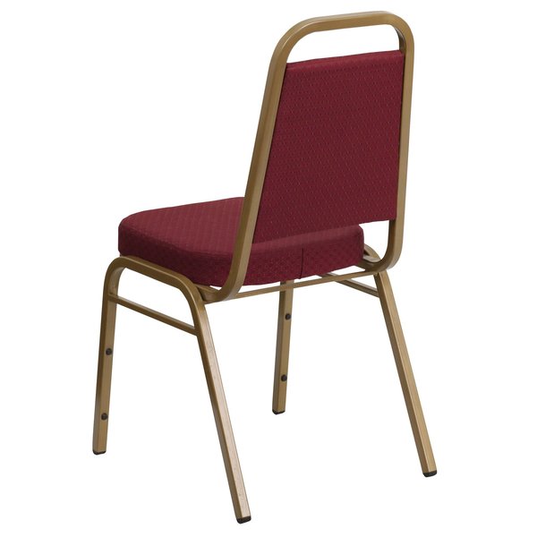 Burgundy Fabric Banquet Chair