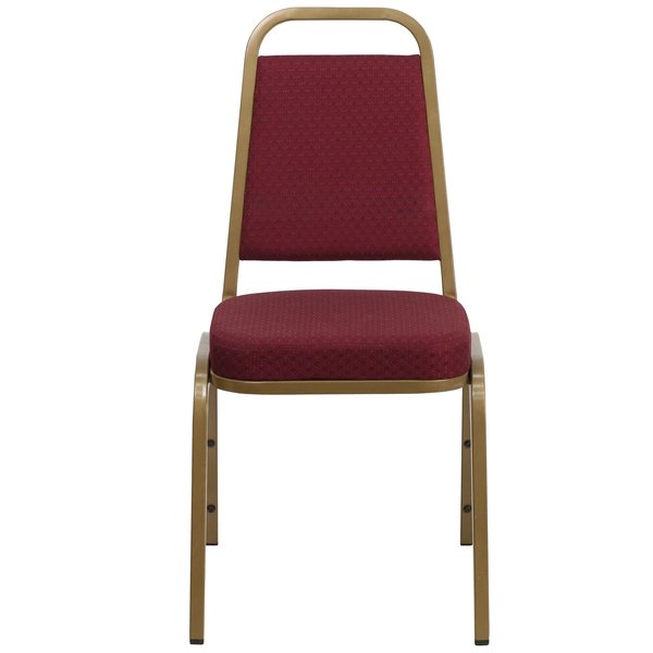 Burgundy Fabric Banquet Chair