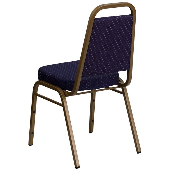 Navy Fabric Banquet Chair