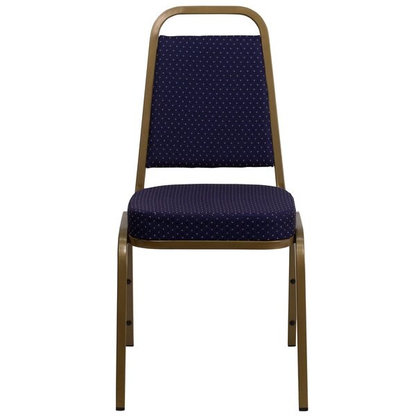 Navy Fabric Banquet Chair