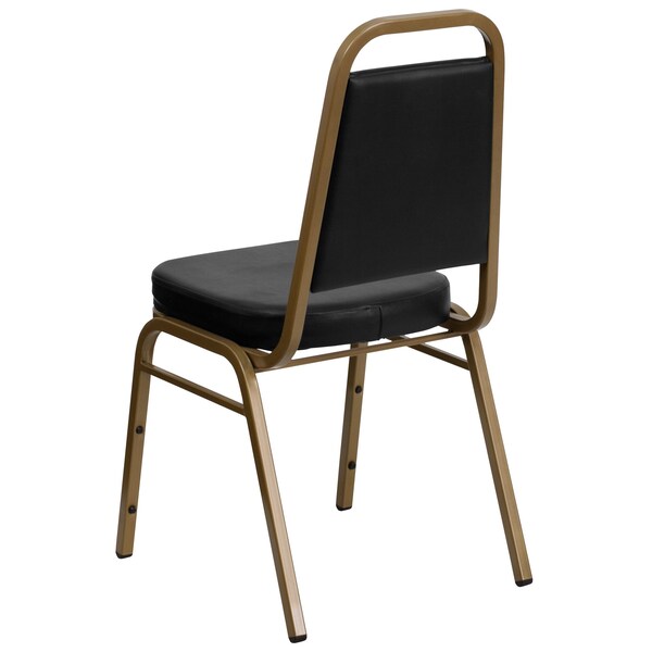 Black Vinyl Banquet Chair