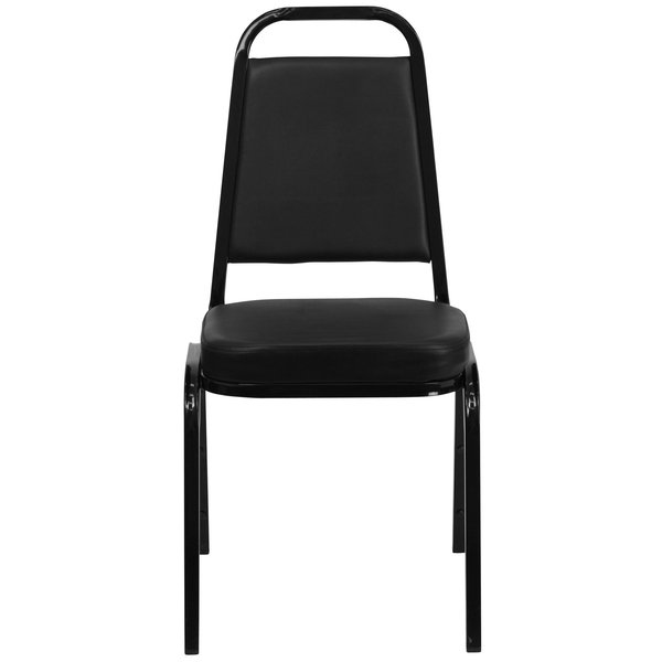 Black Vinyl Banquet Chair