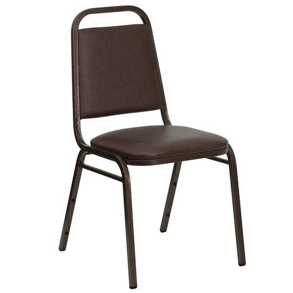Brown Vinyl Banquet Chair