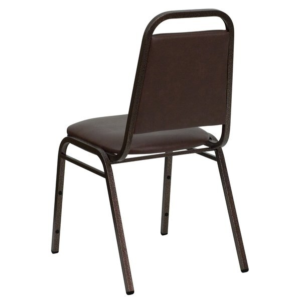 Brown Vinyl Banquet Chair