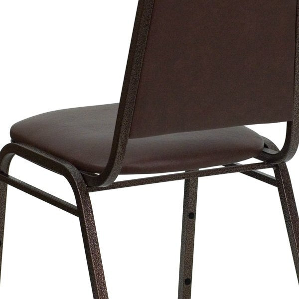 Brown Vinyl Banquet Chair