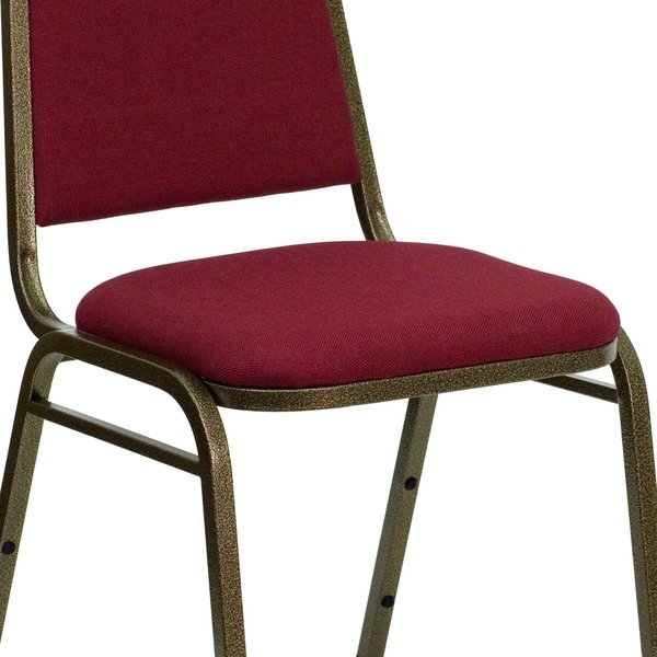 Burgundy Fabric Banquet Chair