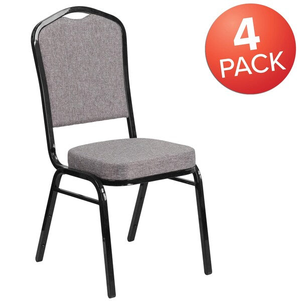 Gray Fabric Banquet Chair