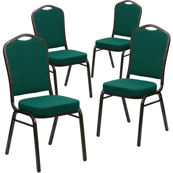 Green Fabric Banquet Chair
