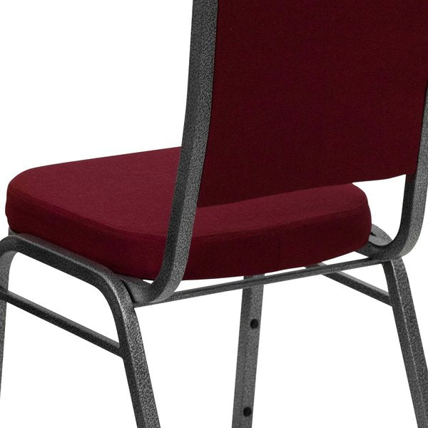 Burgundy Fabric Banquet Chair