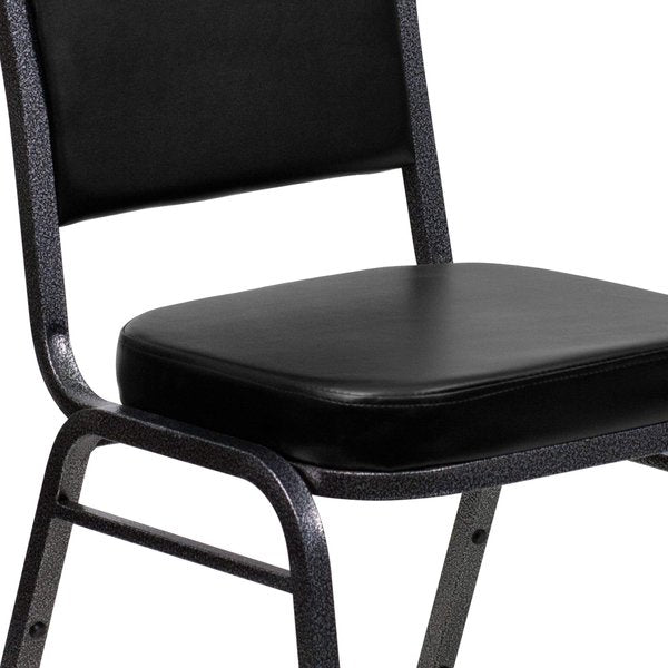 Black Vinyl Banquet Chair