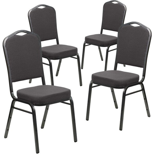 Gray Fabric Banquet Chair