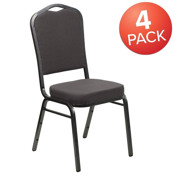 Gray Fabric Banquet Chair