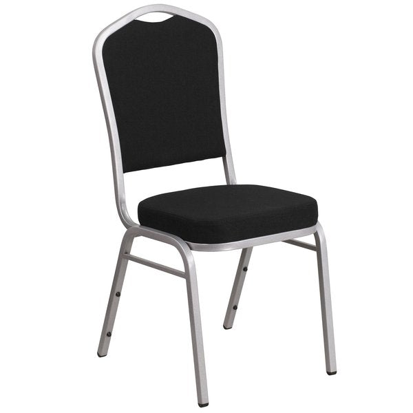 Black Fabric Banquet Chair