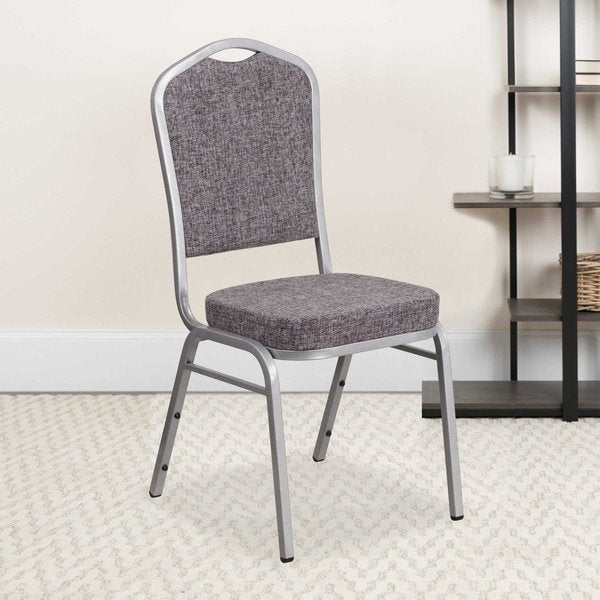 Gray Fabric Banquet Chair