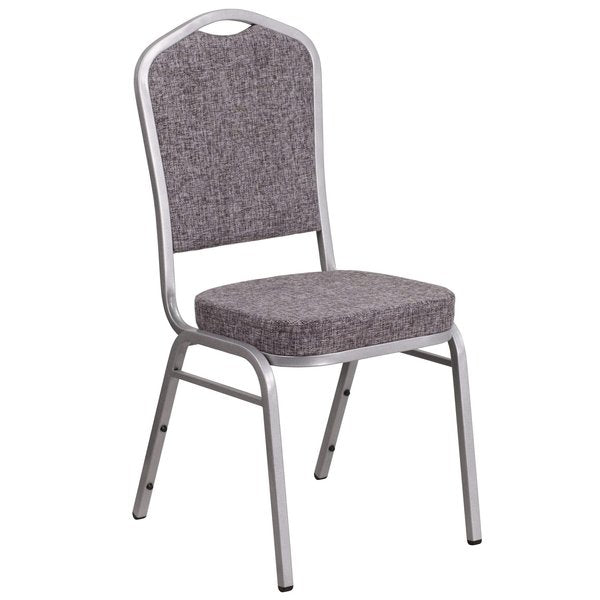 Gray Fabric Banquet Chair