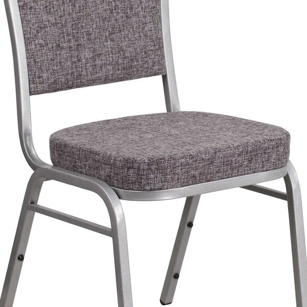 Gray Fabric Banquet Chair