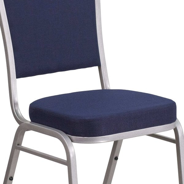 Navy Fabric Banquet Chair