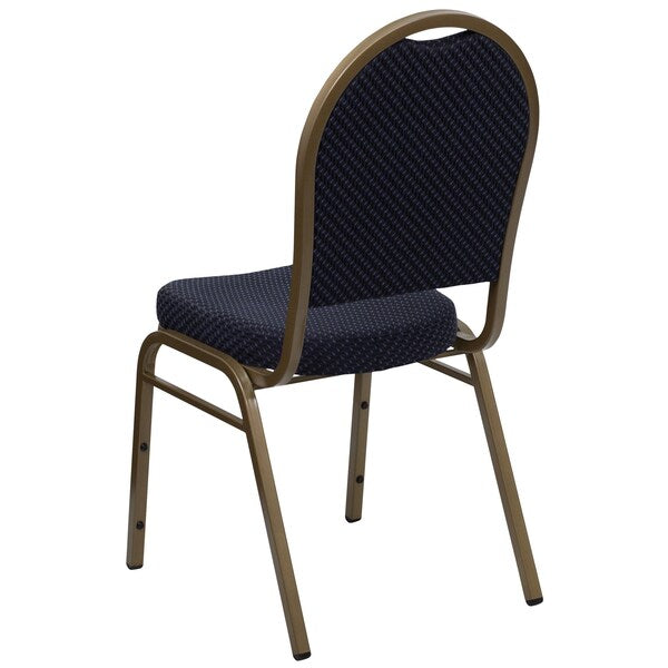 Navy Fabric Banquet Chair