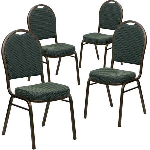 Green Fabric Banquet Chair