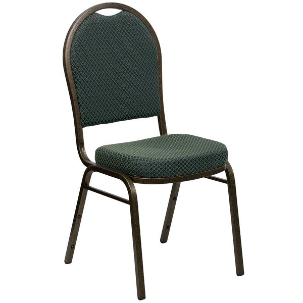 Green Fabric Banquet Chair