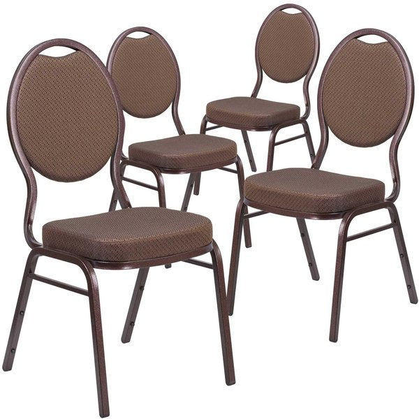 Brown Fabric Banquet Chair