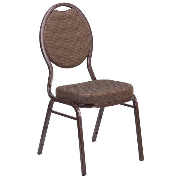 Brown Fabric Banquet Chair