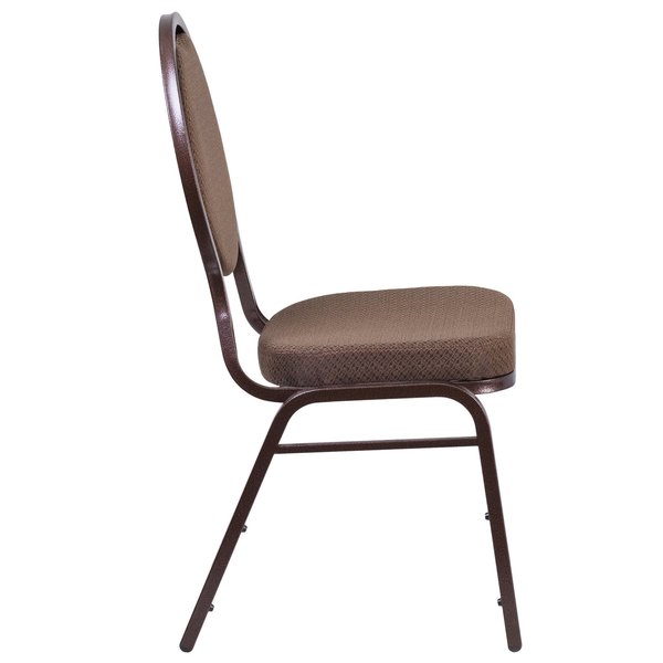 Brown Fabric Banquet Chair