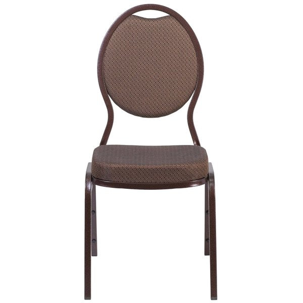 Brown Fabric Banquet Chair