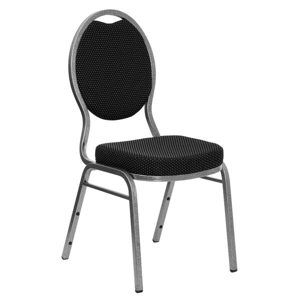 Black Fabric Banquet Chair