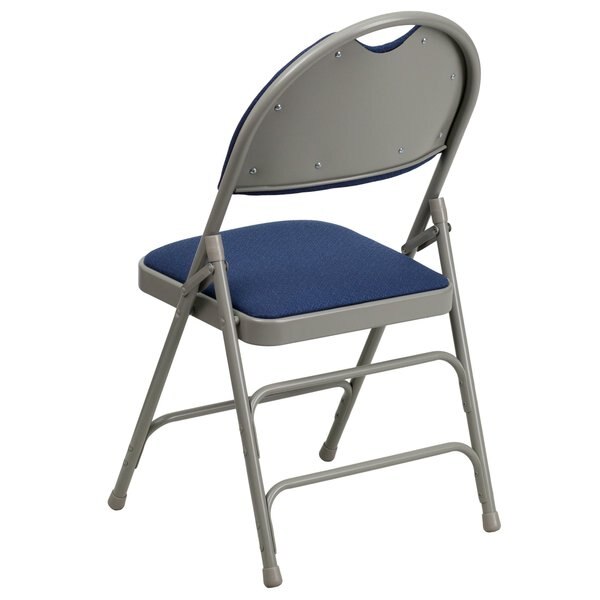 Navy Fabric Folding Chair
