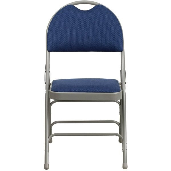 Navy Fabric Folding Chair