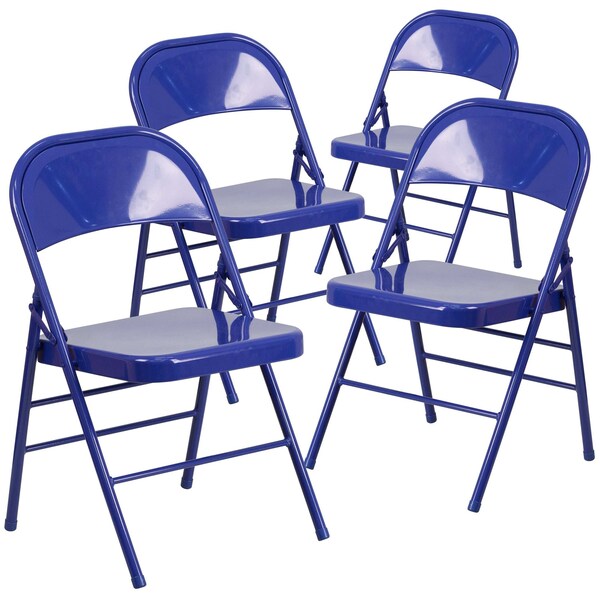 Cobalt Blue Folding Chair