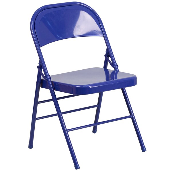 Cobalt Blue Folding Chair