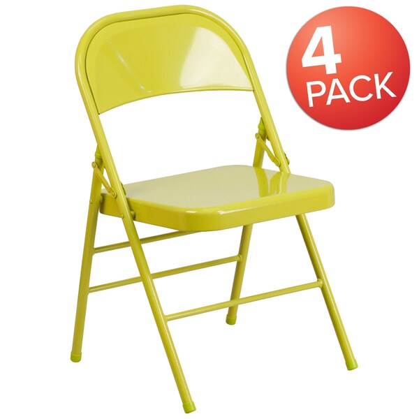 Twisted Citron Folding Chair