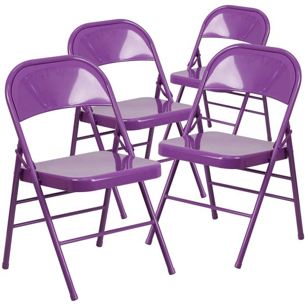 Impulsive Purple Folding Chair