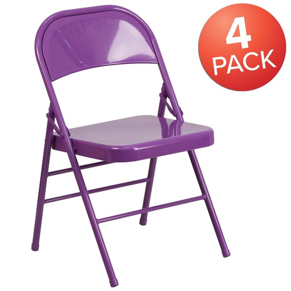Impulsive Purple Folding Chair