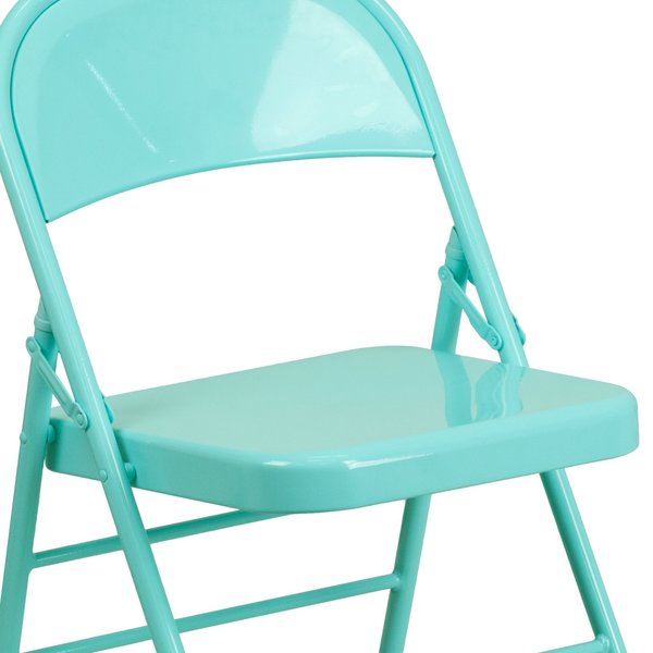 Tantalizing Teal Folding Chair