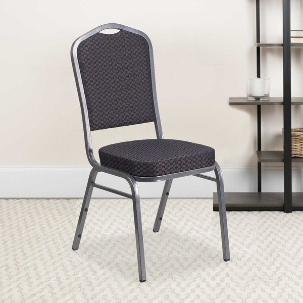 Black Fabric Banquet Chair