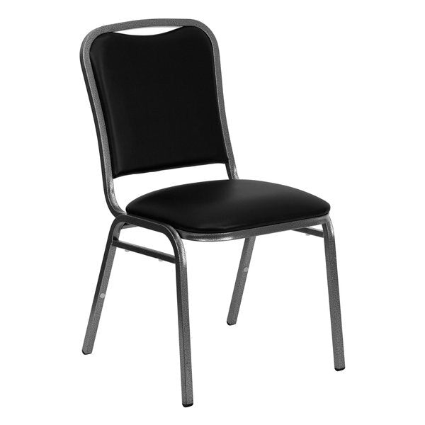 Black Vinyl Banquet Chair