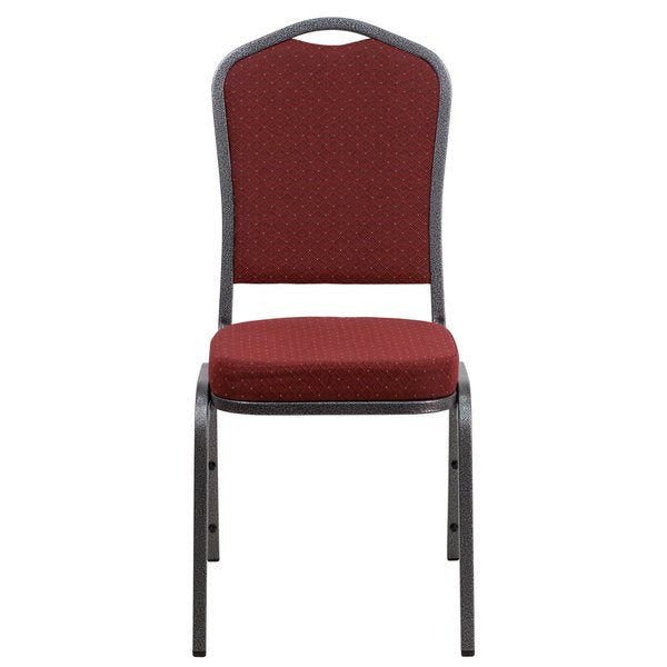 Burgundy Fabric Banquet Chair