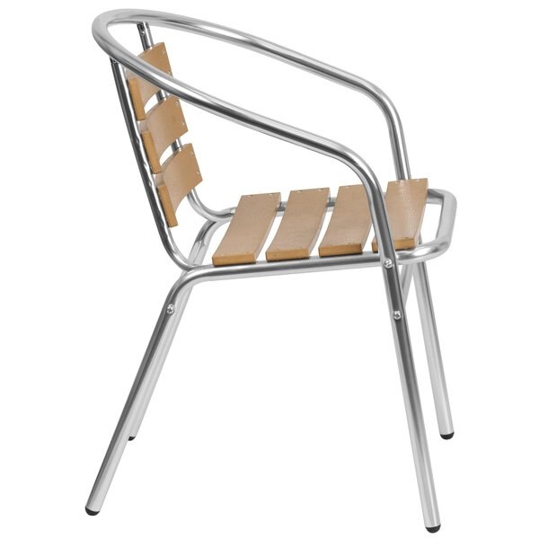 4 Pack Commercial Aluminum Restaurant Stack Chair