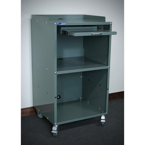 Mobile Computer Cabinet (Open Bottom)