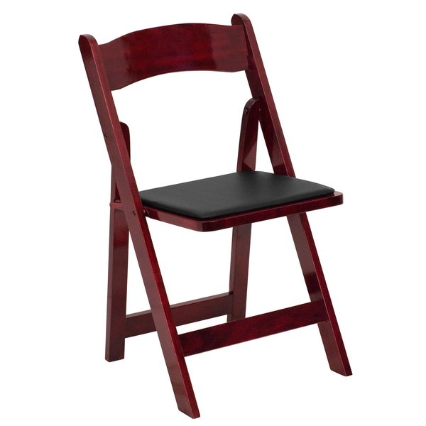 Mahogany Wood Folding Chair